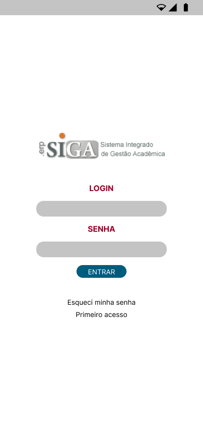 Tela de Login