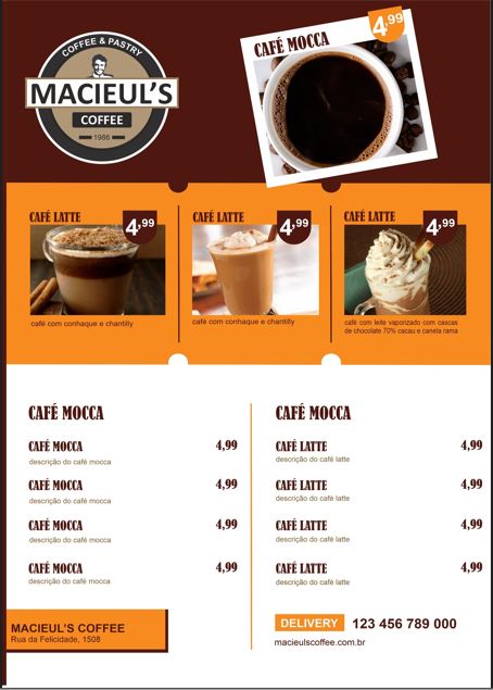 Flyer Macieul's Coffee