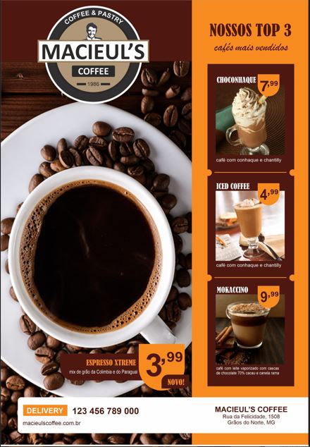 Flyer Macieul's Coffee