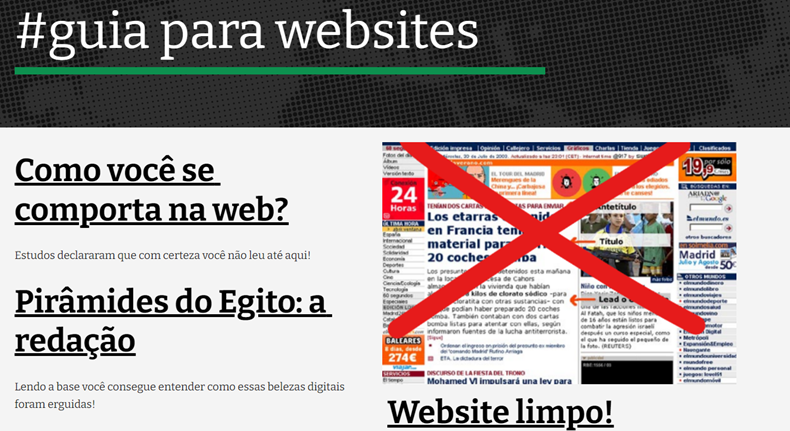 Guia para Websites