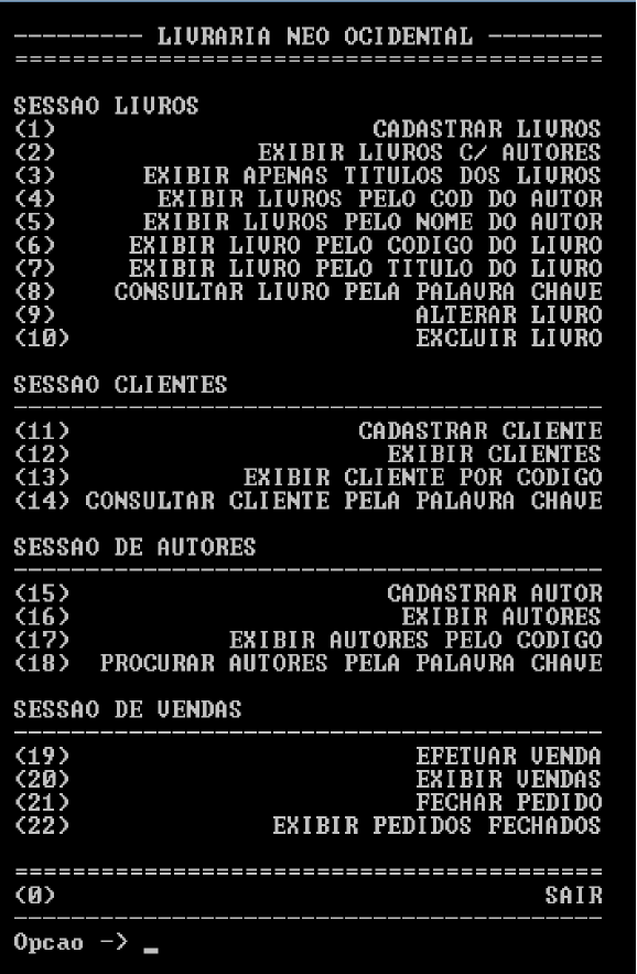 Foto do projeto do segundo semestre