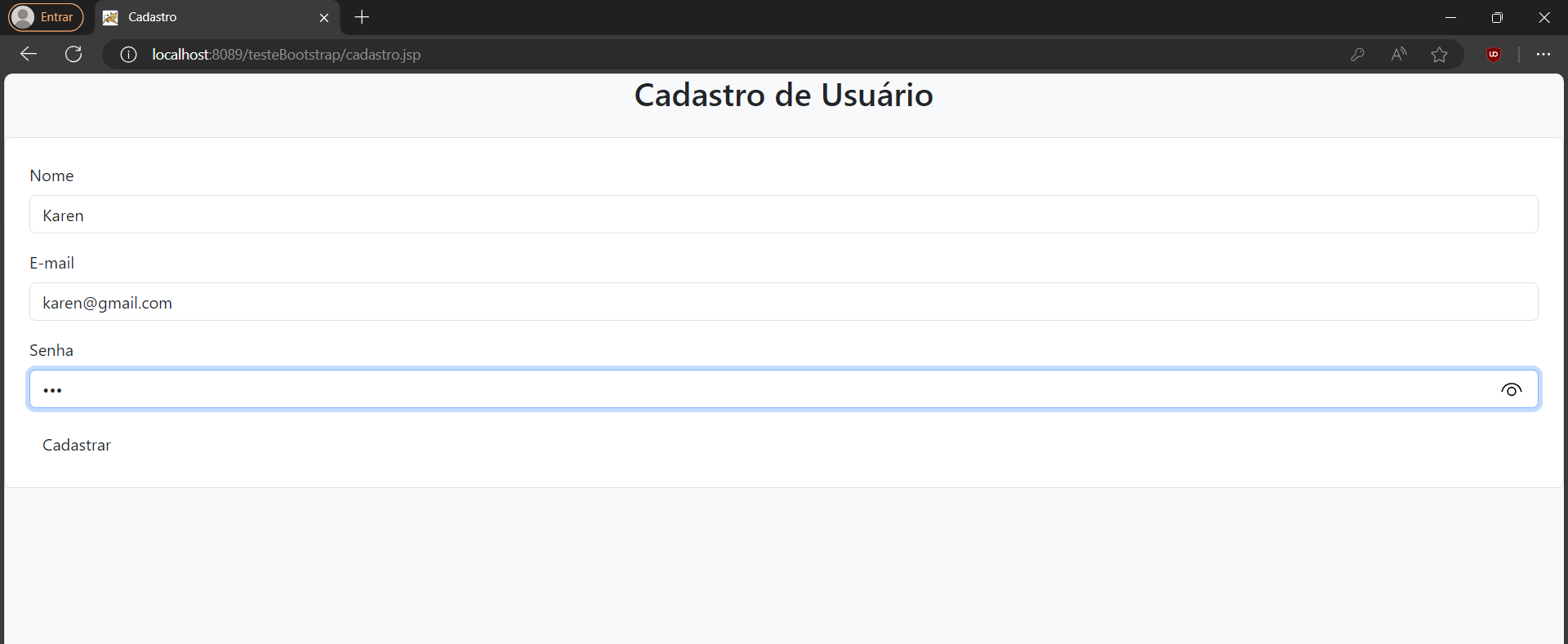 Aplicação Web Java