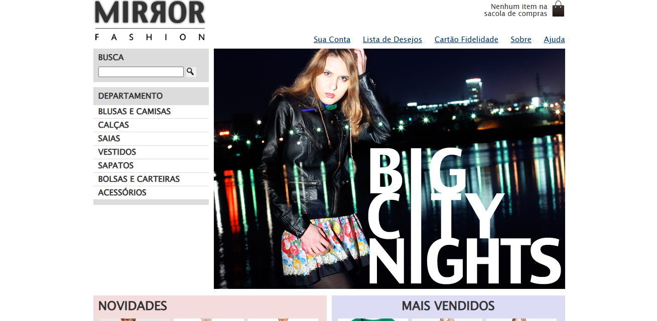 Mirror Fashion - E-commerce